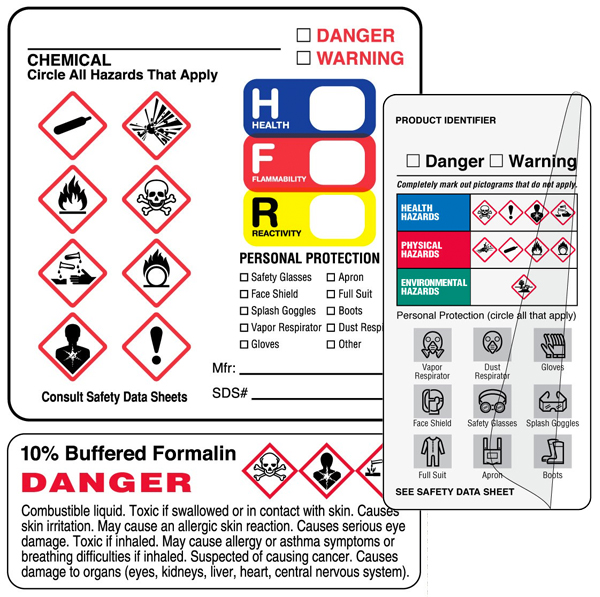 GHS Hazard Label by UAL